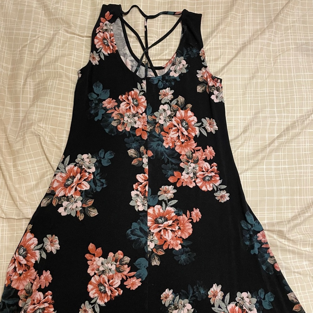 Floral Knee Length Dress